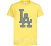 Детская футболка LA Лимонный фото