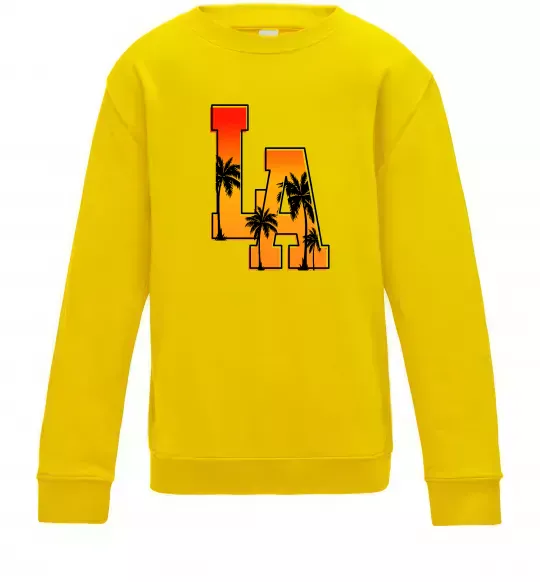 Детский Свитшот LA Солнечно желтый фото