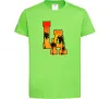Дитяча футболка LA Лаймовий Дитяча футболка LA Лаймовий фото