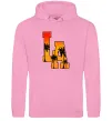 Чоловіча толстовка (худі) LA Рожевий фото