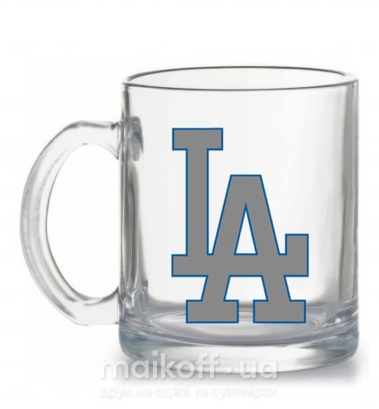 Чашка скляна LA Прозорий фото