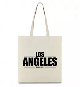Эко-сумка LA Бежевый фото
