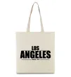 Эко-сумка Los Angeles since 1781 Бежевый фото