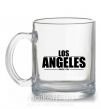 Чашка стеклянная Los Angeles since 1781 Прозрачный фото
