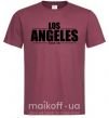 Чоловіча футболка Los Angeles since 1781 Бордовий фото