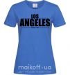 Жіноча футболка Los Angeles since 1781 Яскраво-синій фото