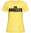 Жіноча футболка Los Angeles since 1781 Лимонний фото