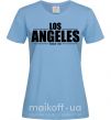 Женская футболка Los Angeles since 1781 Голубой фото