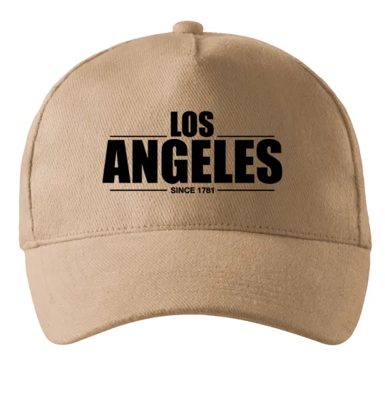 Кепка Los Angeles since 1781 Песочный фото