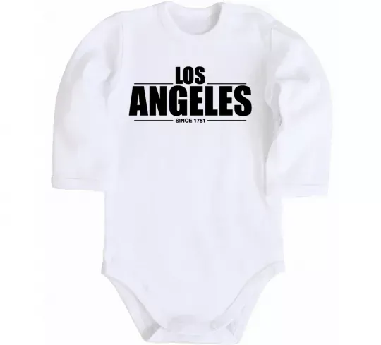 Детский боди Los Angeles since 1781 Белый фото