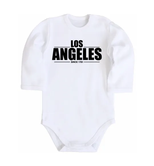 Дитячий бодік Los Angeles since 1781 Білий фото