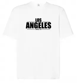 Футболка Оверсайз Los Angeles Golden City Белый фото