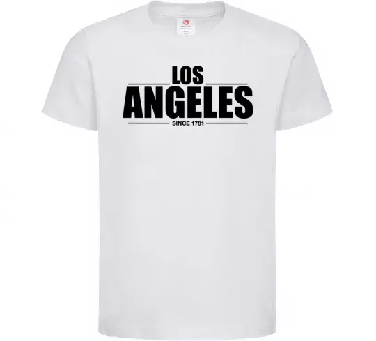 Детская футболка Los Angeles since 1781 Белый фото