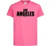 Детская футболка Los Angeles since 1781 Ярко-розовый фото