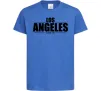 Детская футболка Los Angeles since 1781 Ярко-синий фото