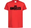 Детская футболка Los Angeles since 1781 Красный фото