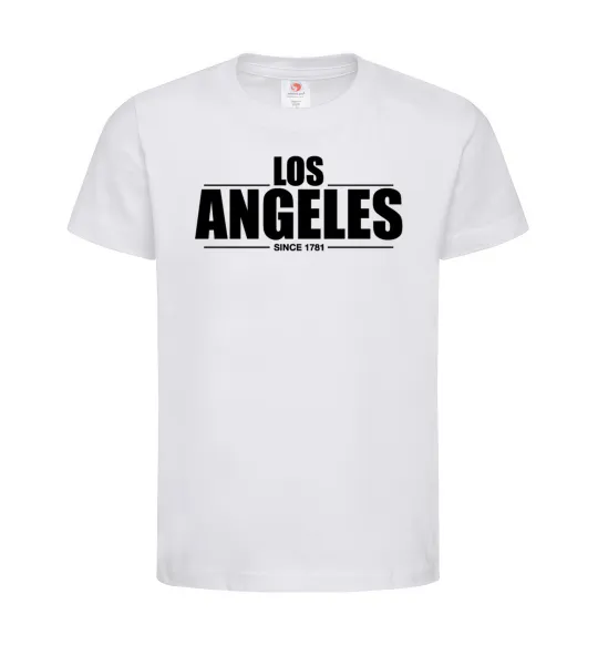 Дитяча футболка Los Angeles since 1781 Білий фото