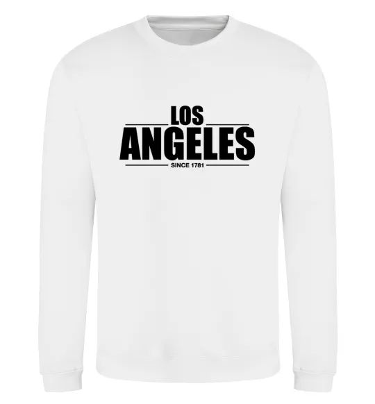 Свитшот Los Angeles since 1781 Белый фото