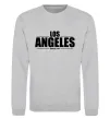 Свитшот Los Angeles since 1781 Серый меланж фото