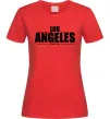 Жіноча футболка Los Angeles since 1781 Червоний Жіноча футболка Los Angeles since 1781 Червоний фото