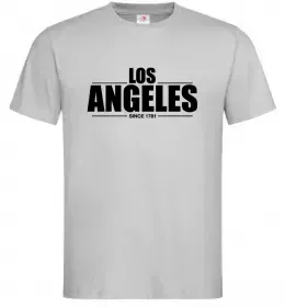 Мужская футболка Los Angeles since 1781 Серый фото