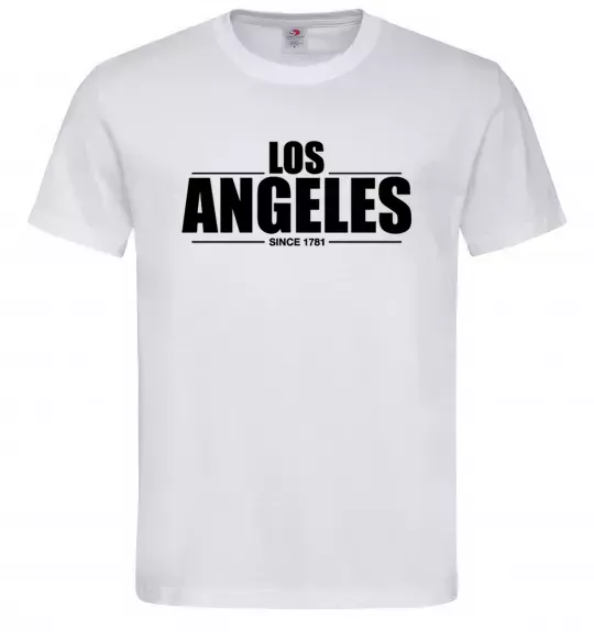 Чоловіча футболка Los Angeles since 1781 Білий фото