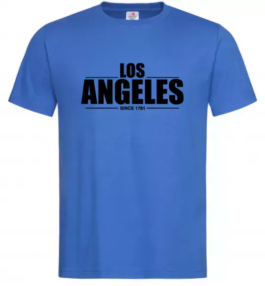 Чоловіча футболка Los Angeles since 1781 Яскраво-синій фото