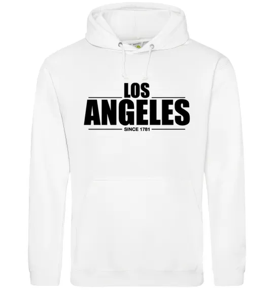Женская толстовка (худи) Los Angeles since 1781 Белый фото