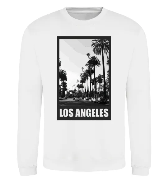 Світшот Los Angeles photo Білий фото