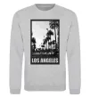 Світшот Los Angeles photo Сірий меланж фото
