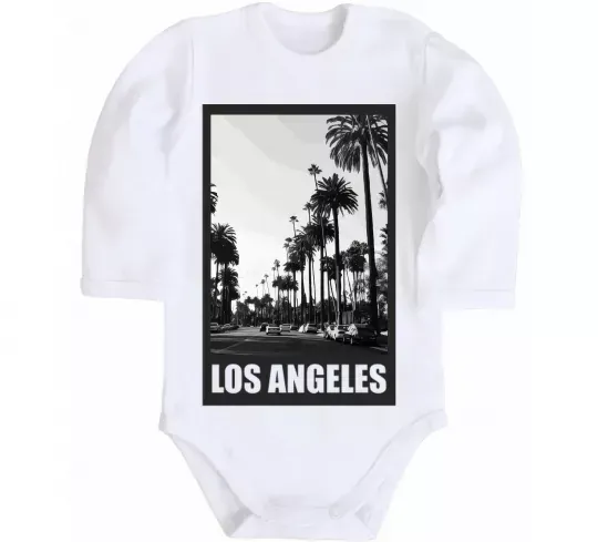 Детский боди Los Angeles photo Белый фото