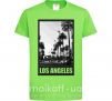 Детская футболка Los Angeles photo Лаймовый фото