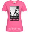 Женская футболка Los Angeles photo Ярко-розовый фото