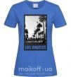 Жіноча футболка Los Angeles photo Яскраво-синій фото