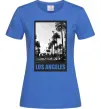 Жіноча футболка Los Angeles photo Яскраво-синій фото
