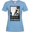 Жіноча футболка Los Angeles photo Блакитний фото