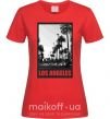 Жіноча футболка Los Angeles photo Червоний фото