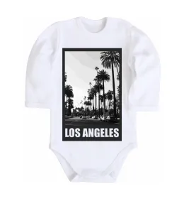 Дитячий бодік Los Angeles photo Білий фото
