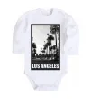 Дитячий бодік Los Angeles photo Білий фото