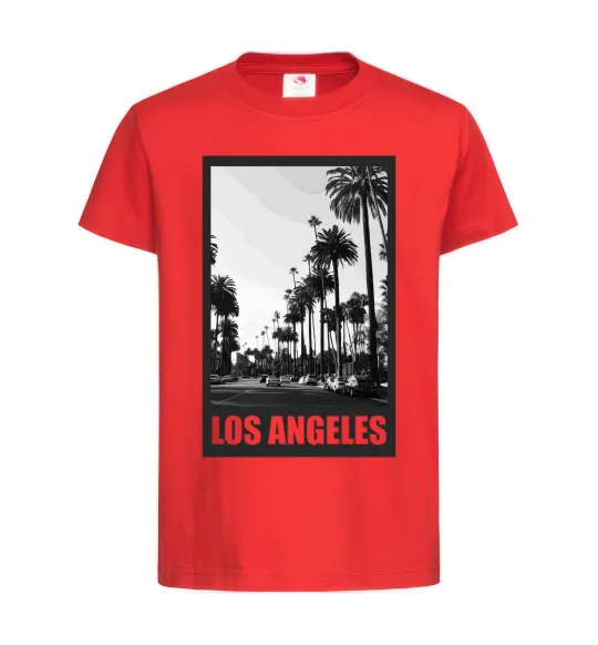 Детская футболка Los Angeles photo Красный фото