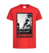 Детская футболка Los Angeles photo Красный фото