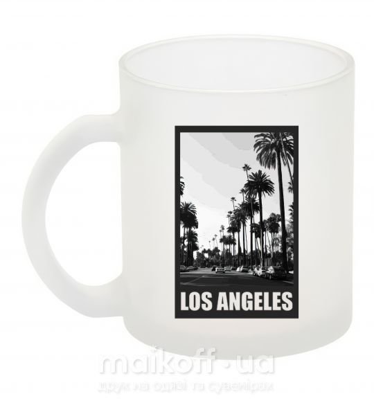 Чашка скляна Los Angeles photo Фроузен фото