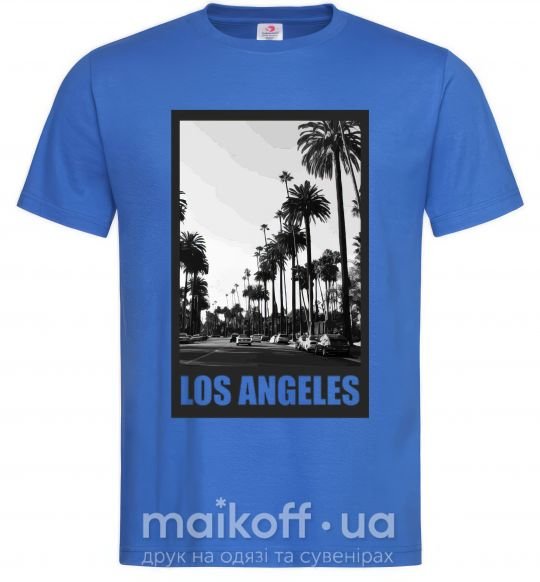 Чоловіча футболка Los Angeles photo Яскраво-синій фото