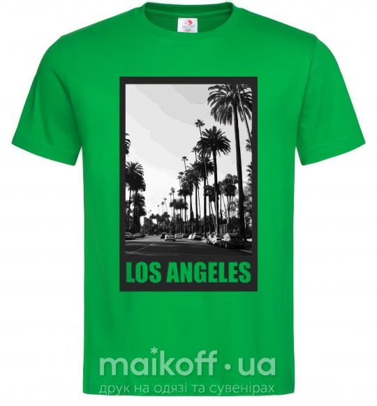 Чоловіча футболка Los Angeles photo Зелений фото