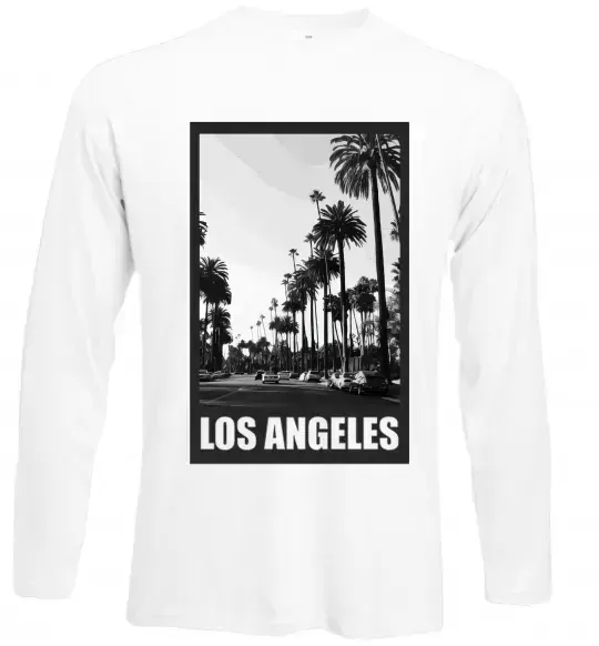 Лонгслив Los Angeles photo Белый фото