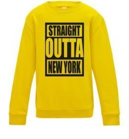Детский Свитшот Straight outta New York