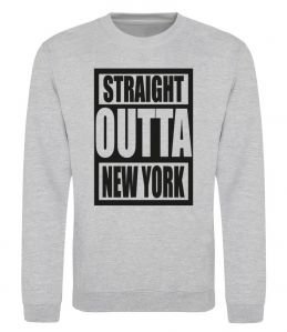 Світшот Straight outta New York