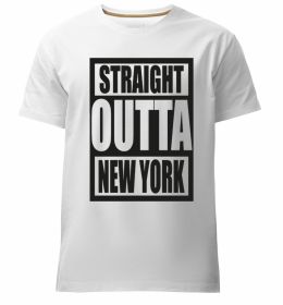 Чоловіча преміум футболка Straight outta New York