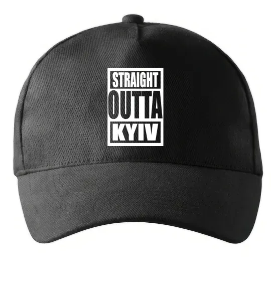 Кепка Straight outta Kyiv Черный фото