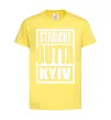Детская футболка Straight outta Kyiv Лимонный фото